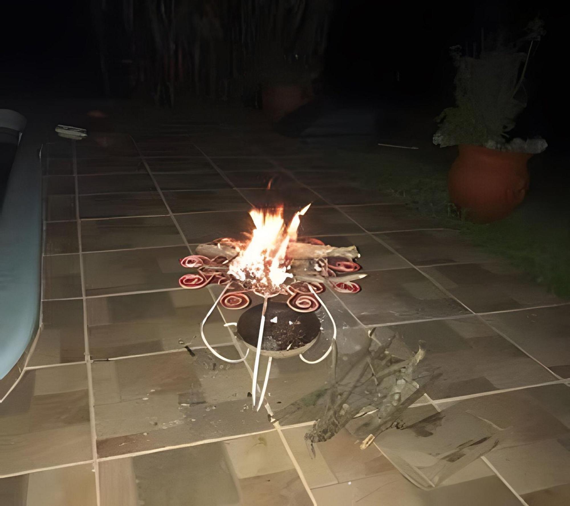 Cabanas Con Piscina En La Entrada De Обера Экстерьер фото