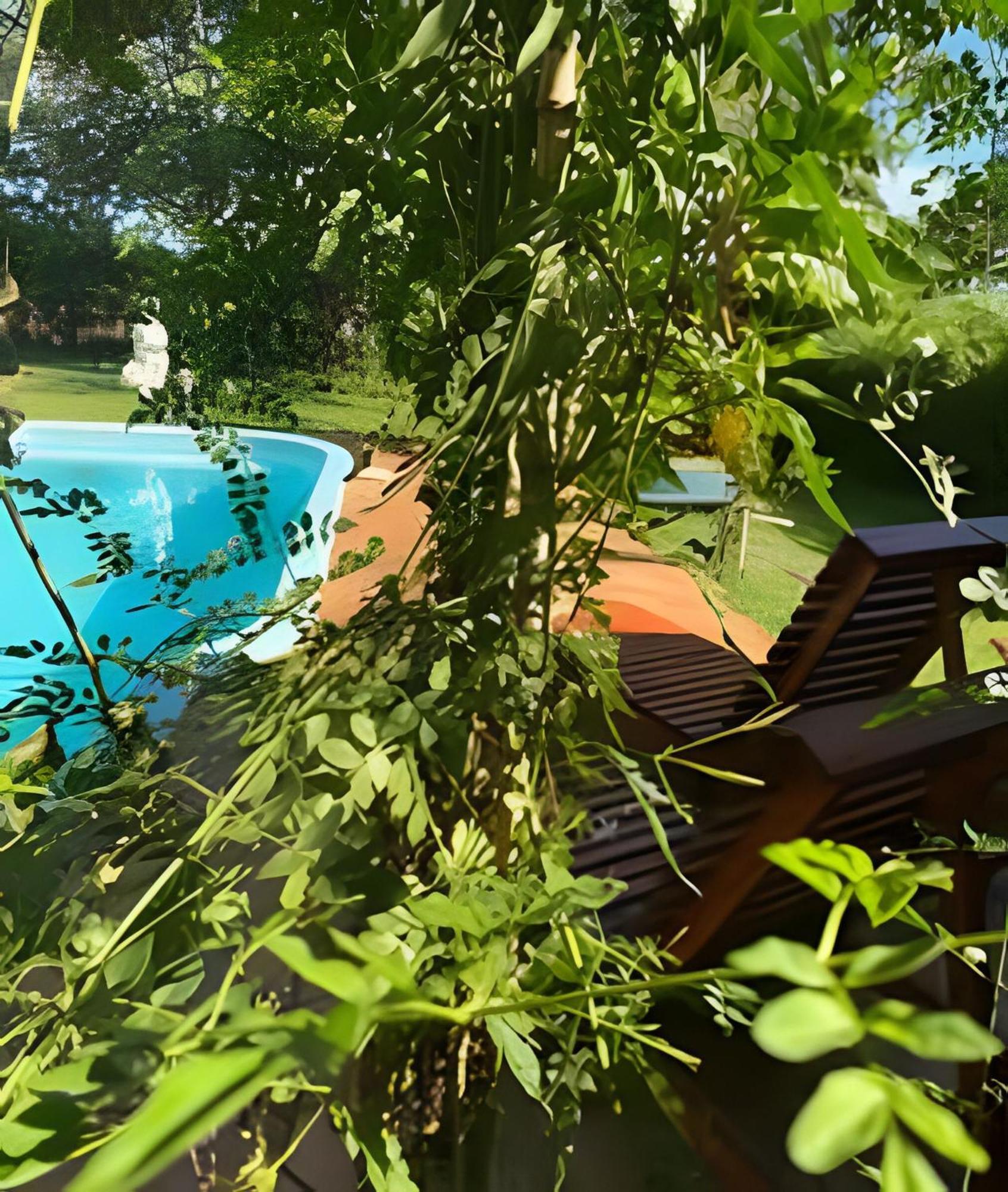 Cabanas Con Piscina En La Entrada De Обера Экстерьер фото